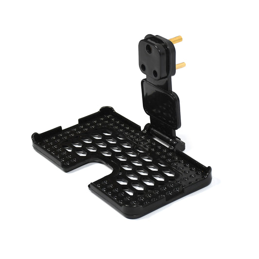 Multi-purpose Wall Holder Stand For Charging Mobile Just Fit In Socket And Hang ( Black )